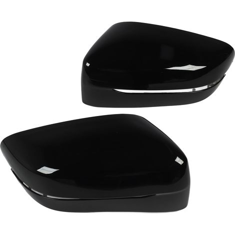 2 Spiegelkappen 51167422719, glänzend schwarz, für BMW 5er, 6er und 7er Reihe (1/5)
