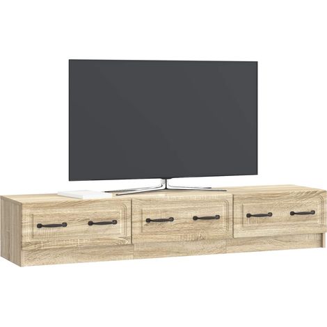 Maison Exclusive - Mobile TV Rovere Sonoma 147 x 34,5 x 27 cm Legno ingegnerizzato