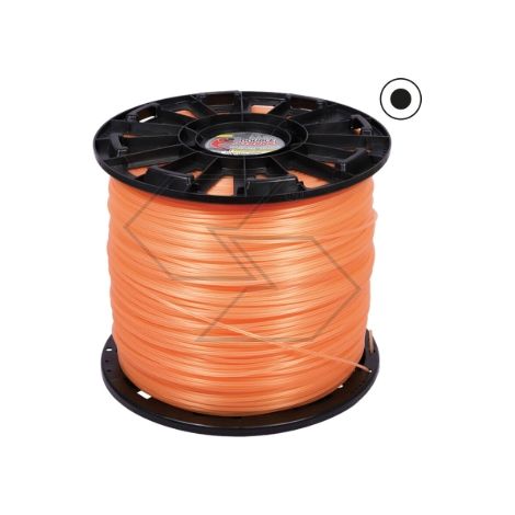 Bobina de 10KG de alambre de desbroce DUBLE STRONG redondo Ø  3,0 mm longitud 1240 m