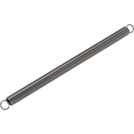 Ressort de Traction Ressort de Tension Ressorts d'Extension 16mm OD, 2mm Fil Dimension, 341.6mm Extensible Longueur 280mm Libre Longueur Ressort Acier 15kg Charger Capacité Gris (1/4)