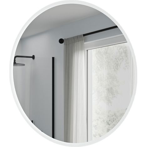 BERNSTEIN - Espejo de baño redondo con iluminación LED 120cm, antivaho, intensidad de luz regulable, sensor de movimiento - VARO Ø120cm