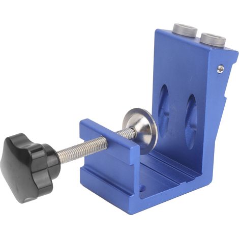 Guide perçage oblique 2 trous gabarit de positionnement bois 10-35mm outillage précision (1/5)
