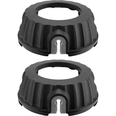 Lot de 2 capuchons de tête de coupe pour débroussailleuse taille-haie rechange ABS noir McCulloch B26Ps T26Cs MT260CLS T22LCS 545003365 P4500 PP033 PP125 PP25 (1/5)