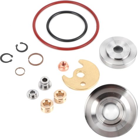 Kit de réparation turbocompresseur, outil de reconstruction compatible Iveco/Cummins HOLSET HX25 HX27 HE221W, jeu complet pour atelier, pièces robustes, rénovation efficace. (1/5)
