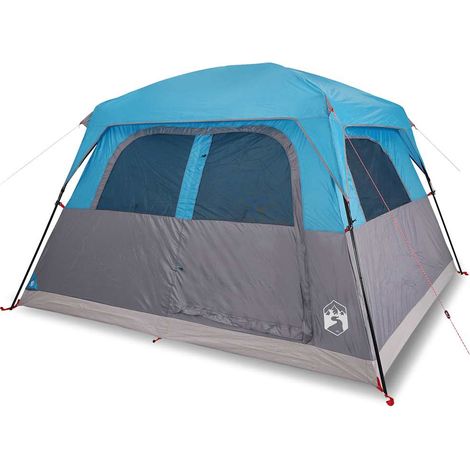 vidaXL Tienda de campaña familiar para 6 personas impermeable azul (1/2)