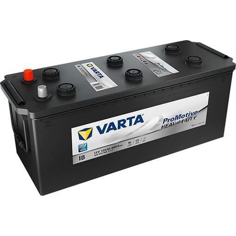 VARTA PROMOTIVE BLACK I8 BATTERIE POIDS LOURDS, TRAVAUX PUBLICS, AGRICOLES, 12 V 120AH 680 AMPS (EN) 620045068A742 (1/5)