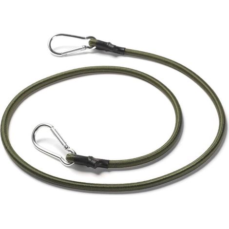 Outdoor Bungee Cord, 8mm Adjustable Bungee Cord with Carabiner - Outdoor Camping Cargo Rack Bungee Cord (60cm) (1/5)