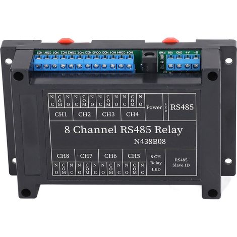 Module Relais 8 Canaux RS485 RTU Interrupteur Commande à Distance DC 12V Accessoire Caméra Domotique (1/5)