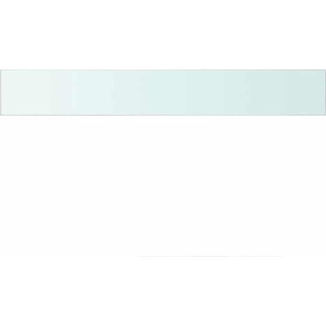 Maison Exclusive - Regalboden Glas Transparent 90x12 cm (1/3)