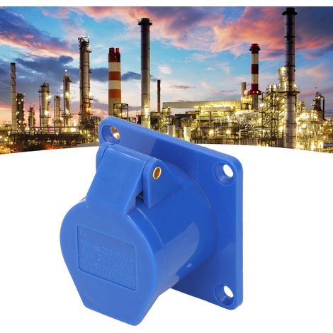 Verkauft im 4er-Pack: Wasserdichte IP44-Industrie-Unterputzsteckdose mit 3 Pins, 16 A, 220–250 V (1/5)