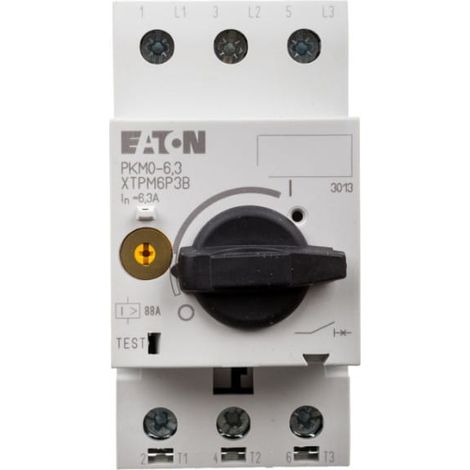 Interruttore automatico per motori 3P 2,2kW 6,3A PKM0-6.3 072728