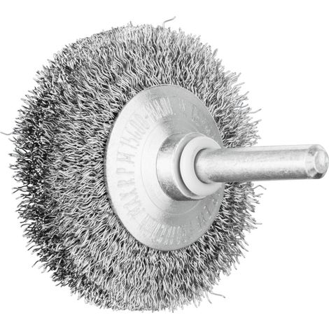 PFERD TOOLS Kegelbürste ungezopft KBU Ø50x10mm Schaft-Ø6 mm Stahl-Draht-Ø0,20 10 Stk (1/5)