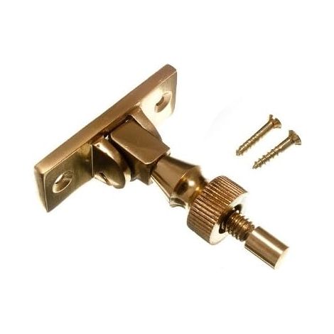 Lot de 2 attaches de fenêtre en laiton massif de type Brighton (1/2)