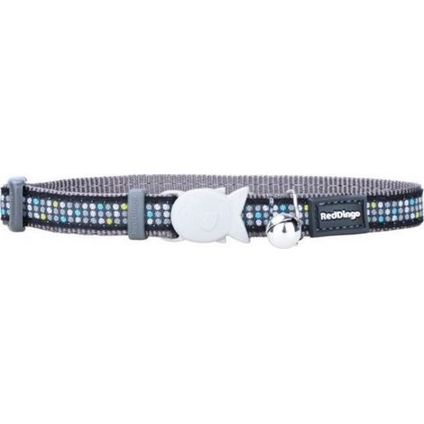 Collier pour chat - RED DINGO - Modern on Cool - Gris - Multicolore - Petit (19,5 x 4,2 x 2 cm)