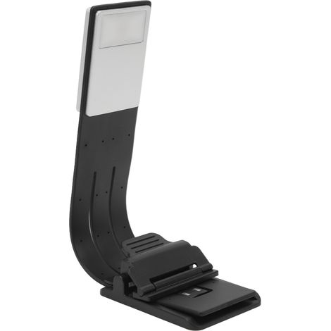 Lampe de lecture à pince avec câble USB, 3 températures de couleur et intensité variable, idéale pour la chambre à coucher. (1/5)