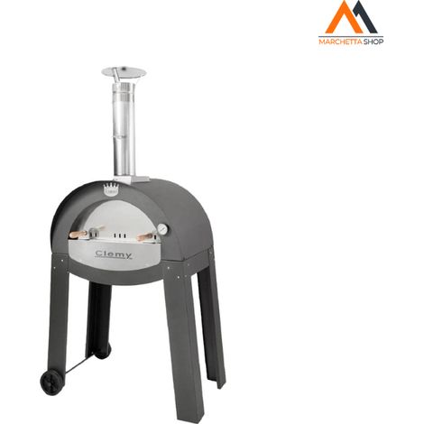 FORNO PORTATILE A LEGNA 'CLEMY 80' cm. 117 x 85 x h 191 (LxP
