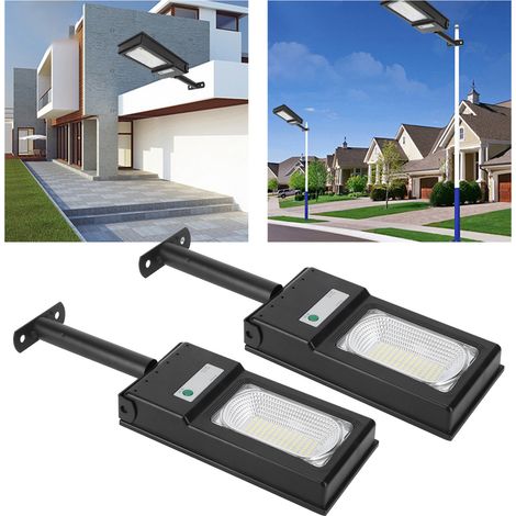 Set mit 2 Solar-Induktionslampen, 117 LEDs, 50 W, weiße Beleuchtung für Garten und Hof. (1/5)