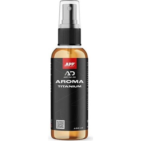 Désodorisant pour voiture - APP Aroma Titanium - Santal - Bergamote - Neutralise les odeurs (1/5)