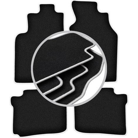 Tapis de sol Carlux argentés pour : Mitsubishi Space Star minivan (1999-2005) (1/5)