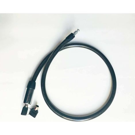 LUCCHETTO CATENACCIO CATENA BICI MOTO SCOOTER CHIAVI SICUREZZA NERO FERRO 649
