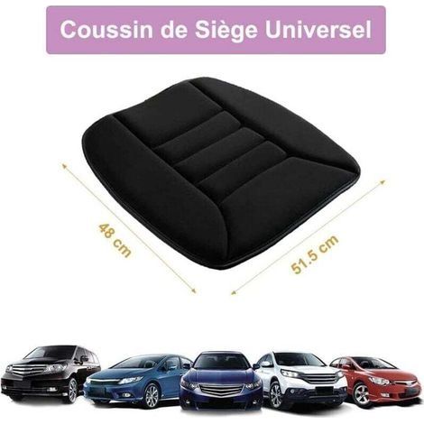 Cuscino per sedile auto, coprisedile, Protection per sedia in Memory Foam, Comodo Anti-Scivolo-Matte per sedile auto, coprisedile per auto, per auto, ufficio, casa, nero (1/3)