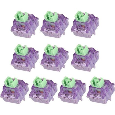 4/10PCS Interrupteur linéaire 5 broches Lupine Switch Ressort plaqué or 62g Étanche-10- (1/4)