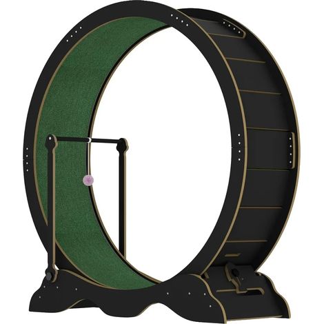 Ruota per gatti, design sicuro, funzionamento silenzioso, colore nero. (1/2)