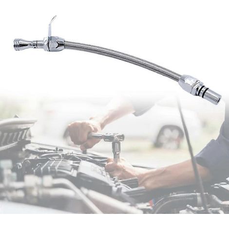 Kit de tube de remplissage de jauge d'huile de transmission flexible en acier inoxydable pour GM 700R4 (1/4)
