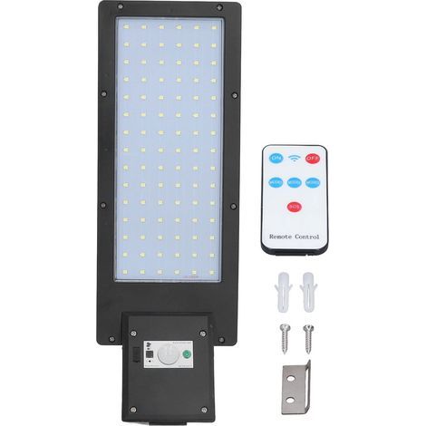 Réverbère Solaire à LED 90 LED IP65 Réverbères Solaires Lampe Extérieure pour Parking, Cour, Jardin (1/5)