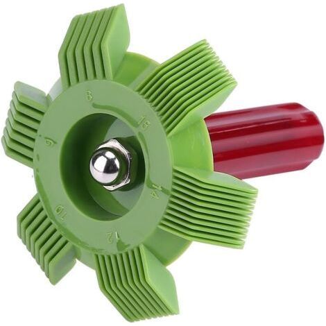 Pettine raddrizzatore fine per condensatore e radiatore Ahlsen, strumento per la pulizia e la manutenzione dell'aria condizionata per auto e veicoli. (1/5)