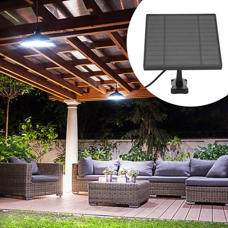 Projecteur solaire LED étanche pour éclairage extérieur de jardin et cour (1/5)