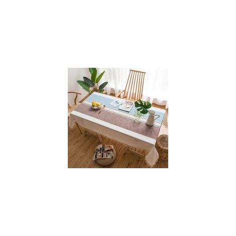 Nappe de Table Rectangulaire pour Salle à Manger Décor de Cuisine,140 cm x 240 cm,élégante jolie pour Table de Cuisine Decoration