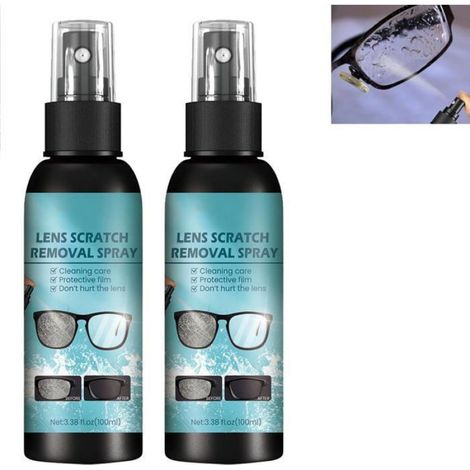 Liquide De Nettoyage Pour Verres - Sans Alcool Ni Silicone - Pour Lunettes Optiques Et Lentilles - 100 Ml (1/5)