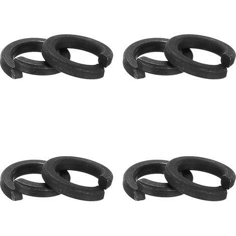 100 Pcs Rondelle Grower M8 En Acier Inoxydable 304 Noir (1/5)