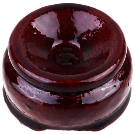 Lot de 3 Supports pour Boule de Cristal en Bois Naturel, Socle Compact 3,6x3,6x2,2 Cm, Base Stable Vintage, Présentation Décoration Intérieure pour Boules, Sculptures, Bureau (1/5)