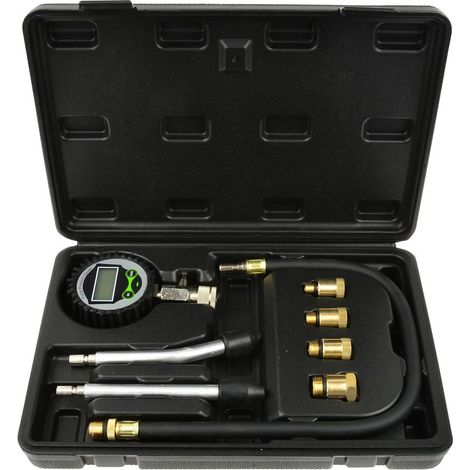Testeur de pression de compression pour moteurs à essence n° 6 LCD (10) (1/2)
