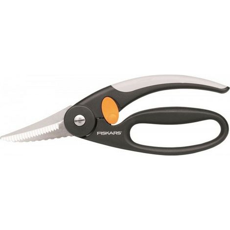 Fiskars 1003032 Ciseaux de cuisine gauchers, droitiers 220 mm noir Y161903