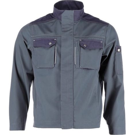 Veste de travail vert - bleu marine XL UNIVERSEL KW101030082054 (1/5)