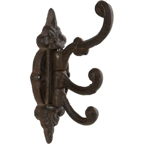 Colgador de pared giratorio de hierro fundido