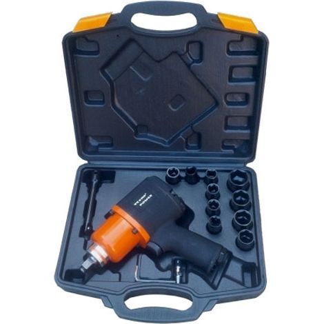 Avvitatore ad aria compressa/pneumatico/ad impulsi 1/2 c/valigetta accessoriata professionale - Mod. B