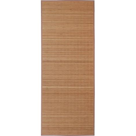 Maison Exclusive - Teppich Bambus Braun Rechteckig 80x300 cm