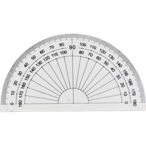 Ensemble de 4 règles en plastique transparent 15 cm (1/5)