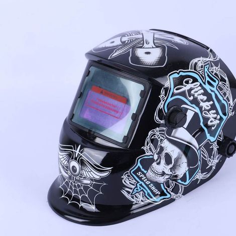 Casque de soudure LCD à obscurcissement automatique, coque relevable, protection de tête isolante, modèle type 4, écran à ouverture frontale (1/5)