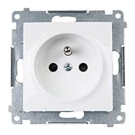 Douille Plastique - IP20 - 250 V - 75 mm - Blanche - 4 Pièces
