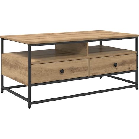 Maison Exclusive - Couchtisch Artisan-Eiche 100 x 51 x 45 cm Holz