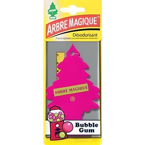 Désodorisant Voiture - Parfum Bubble Gum - À Suspendre Au Rétroviseur - 1 Pièce (1/2)