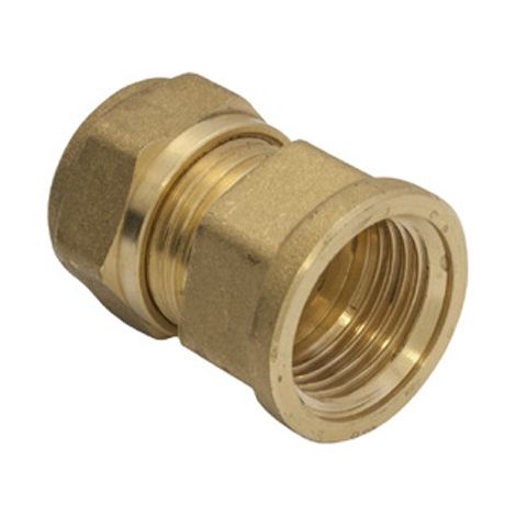 Raccordo diritto femmina a stringere per rame Diametro: 1/2" x 1/2" x 12 mm