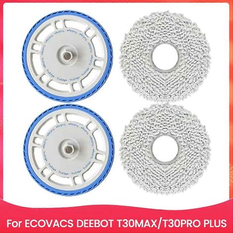 Aspirateur chiffon de serpillière support kit pour T30MAX/T30PRO Plus robot pièces de rechange pour aspirateur 4 pièces (1/5)