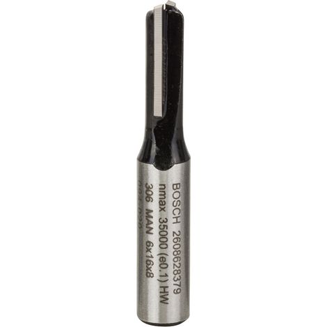 Bosch 2 608 628 379 - Fresas de ranurar - 8 mm, D1 6 mm, L 16 mm, G 48 mm (pack de 1)