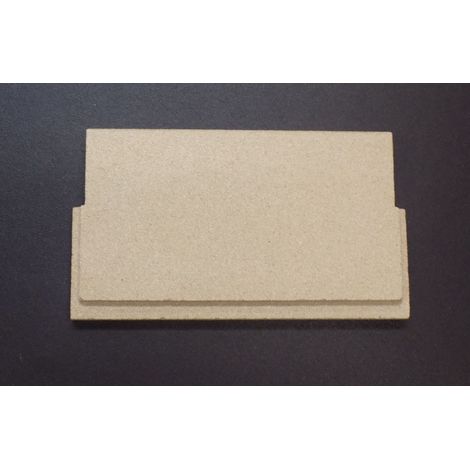 Déflecteur en bas A pour poêles à cheminée Polarfeuer R1 de Justus - vermiculite - dimensions d'encastrement parfaitement adaptées